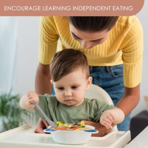 6-Piece Silicone Baby Feeding Spoons – Soft Tip Infant Training Spoons - Image 4