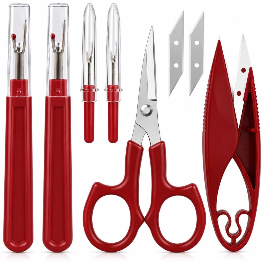 SINGER Pinking Shears, 8.5-Inch Stainless Steel Scissors, White