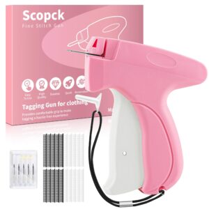Stitch Gun for Clothes – Handheld Quick Clothing Repair Tool with 6 Needles & 2000 Fasteners