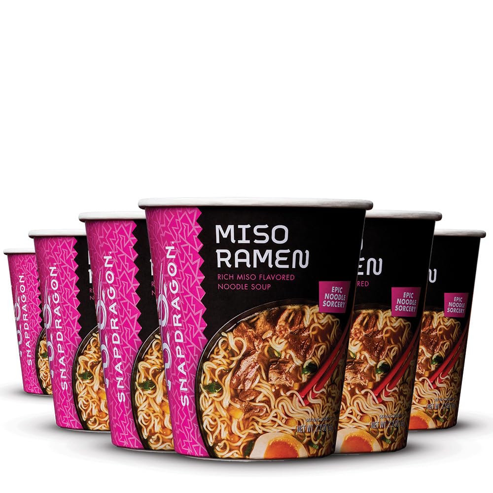 Snapdragon Authentic Asian Noodles Variety Pack – 6 Delicious Flavors, Quick & Easy Meals