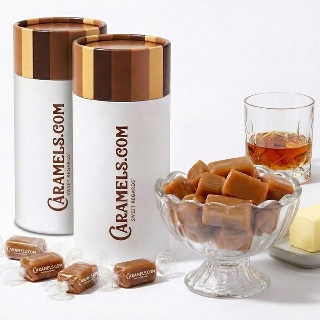 Caramels.com Gourmet Caramel Candy Variety Pack – Soft & Chewy Assorted Caramels, 16 oz