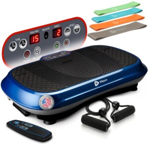 LifePro Waver Vibration Plate Exercise Machine – Full Body Workout Platform with Resistance Bands - Image 1