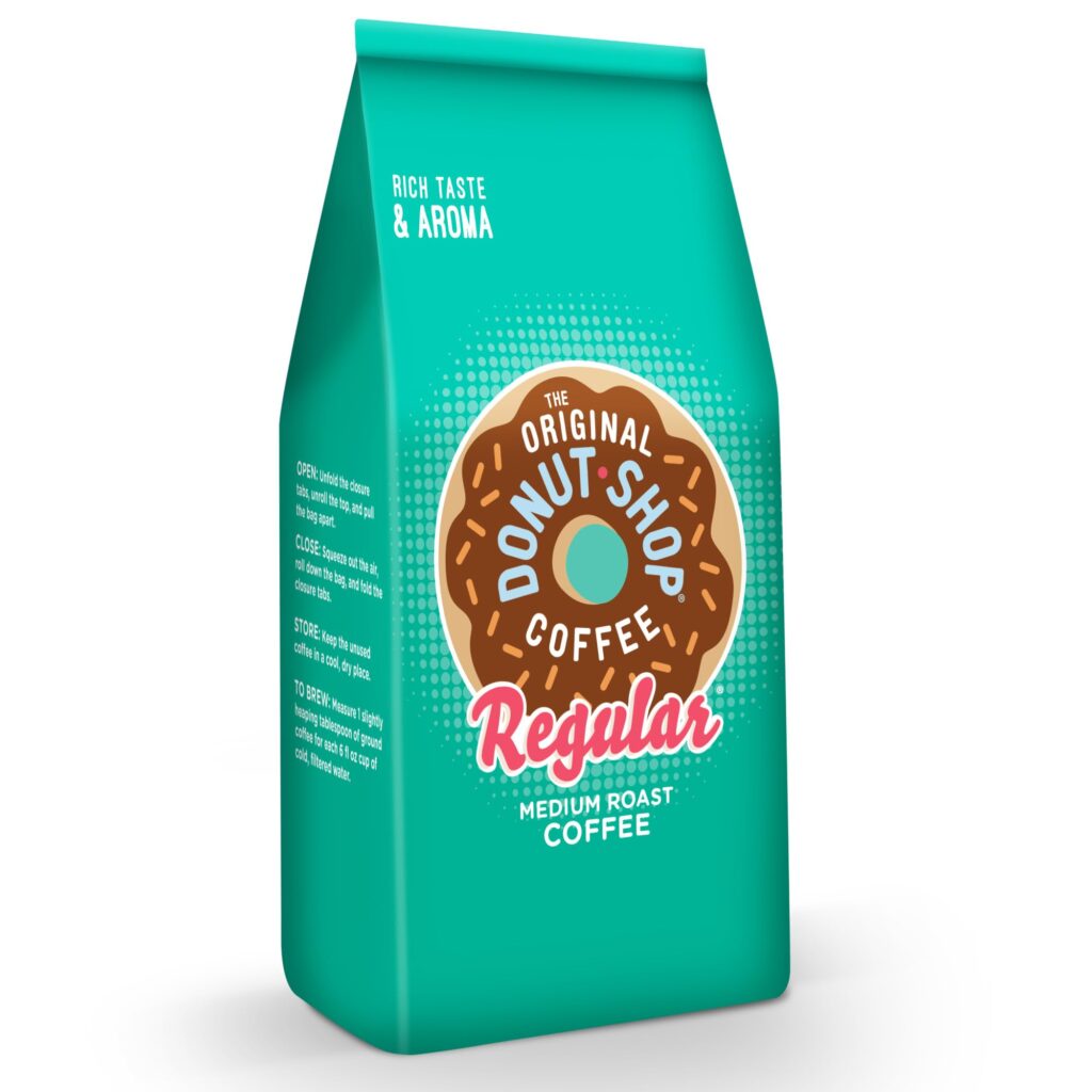 The Original Donut Shop Regular Ground Coffee – Medium Roast, 30 oz