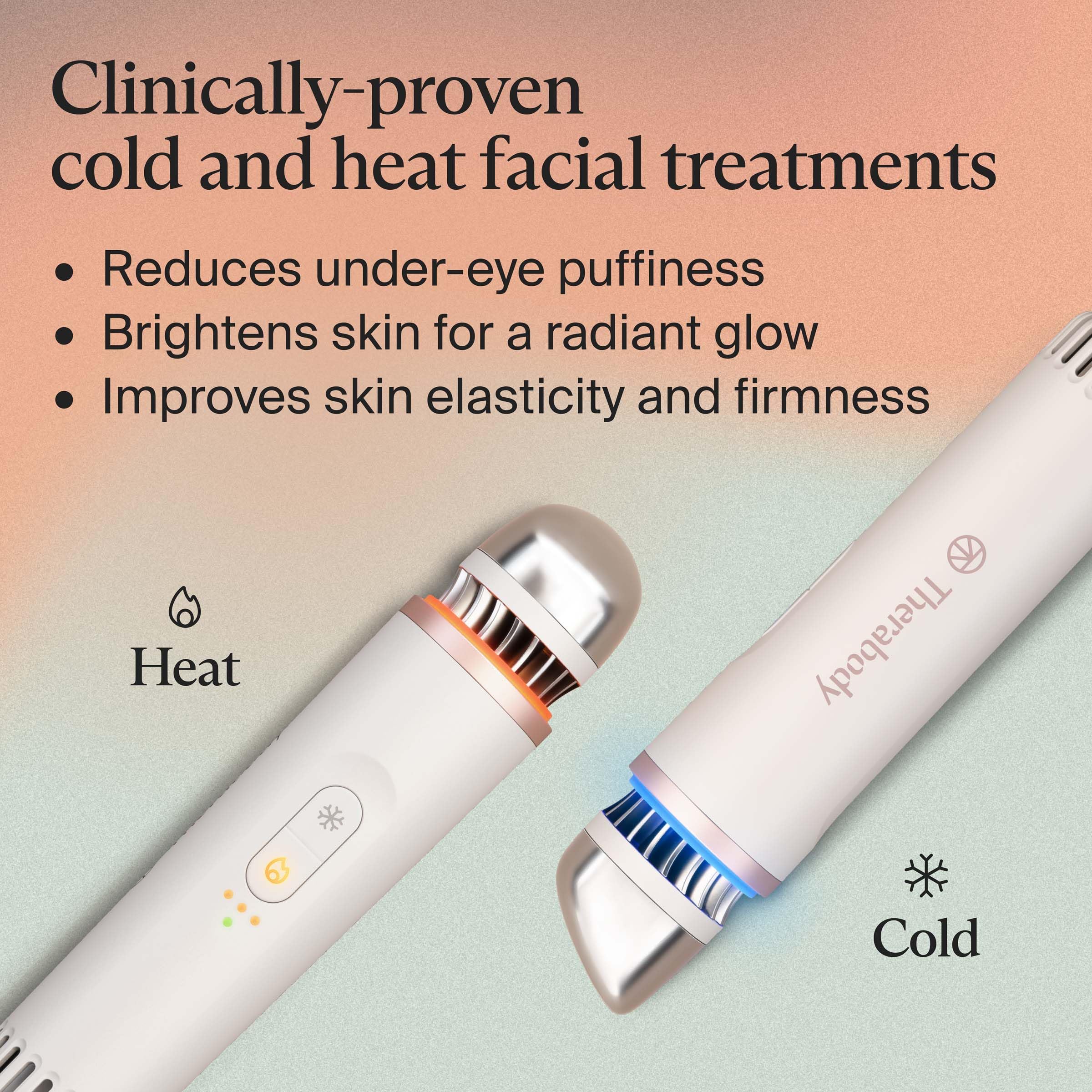 Therabody TheraFace Depuffing Wand – Hot & Cold Facial Skincare Treatment - Image 9