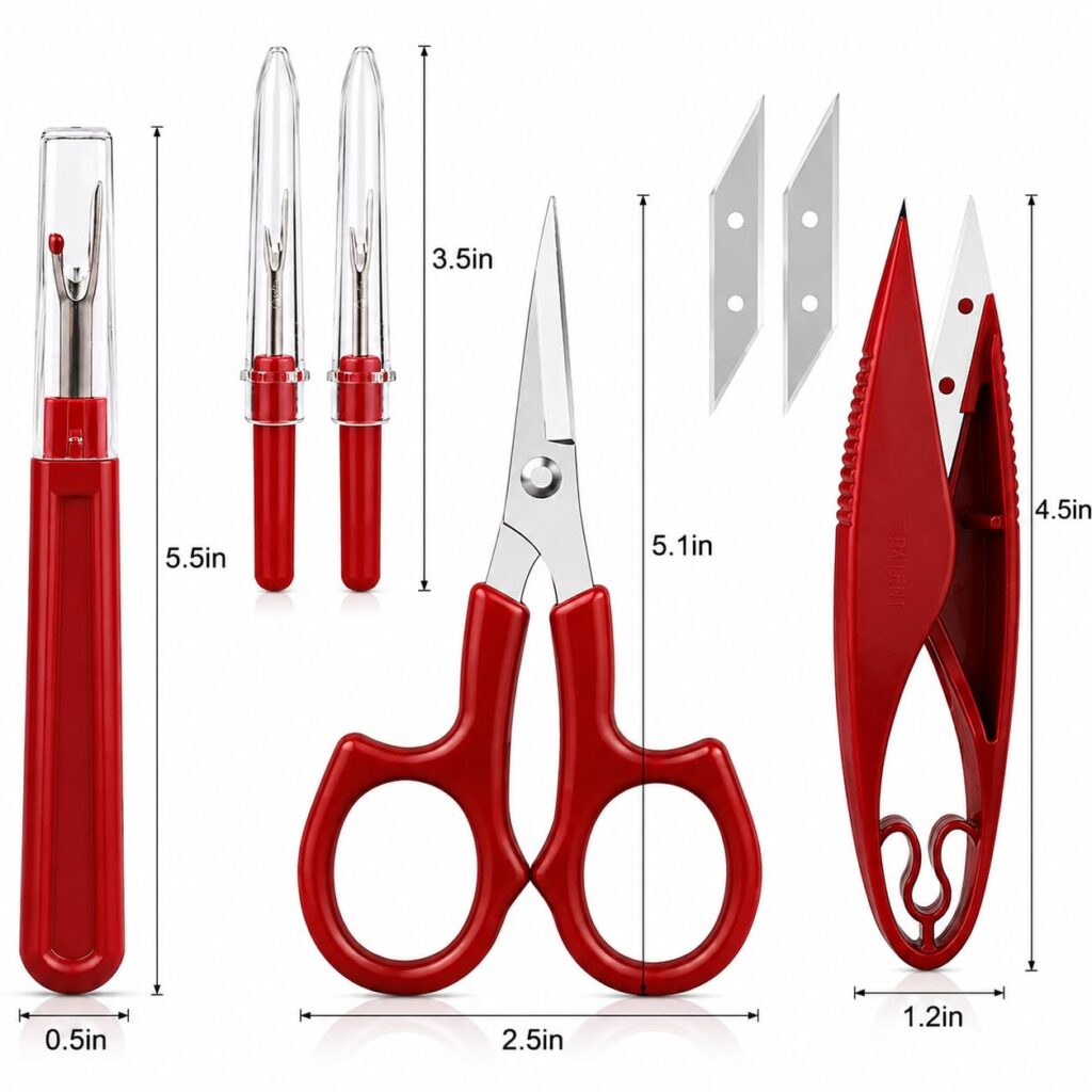 SINGER Pinking Shears, 8.5-Inch Stainless Steel Scissors, White