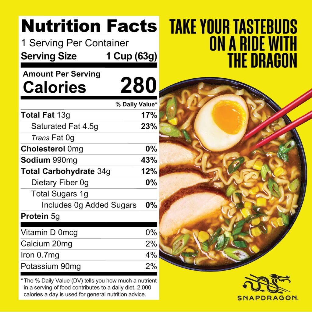 Snapdragon Authentic Asian Noodles Variety Pack – 6 Delicious Flavors, Quick & Easy Meals