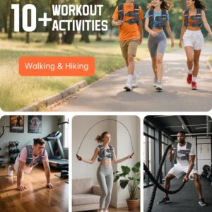 Renoj Weighted Vest for Men & Women – Fitness Training Vest for Walking, Running & Workouts - Image 3