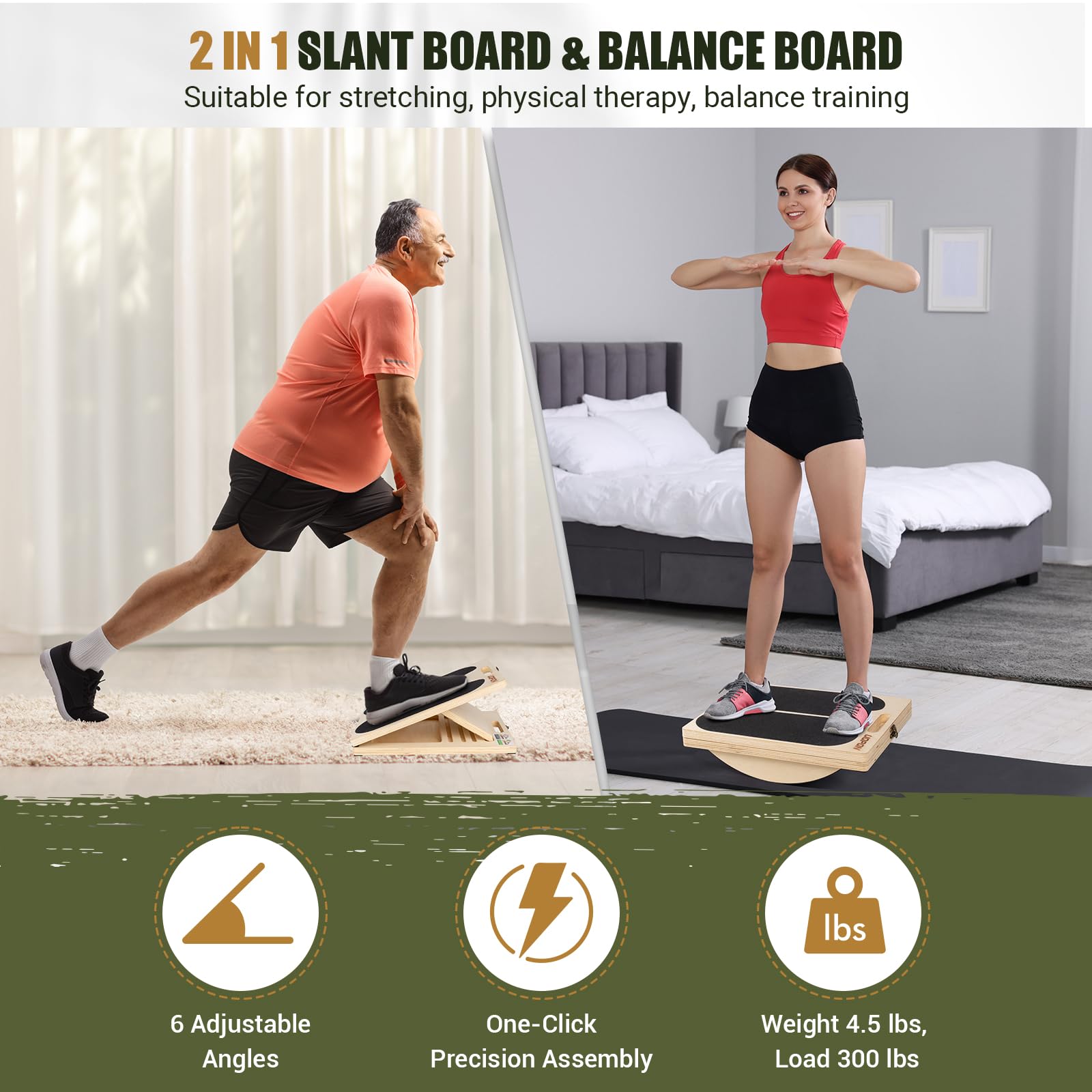 Portable Adjustable Leg Stretcher – Flexibility Training Device with Comfortable Handles - Image 6