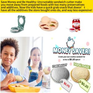 CHICHAUS 3.7-Inch Sandwich Cutter & Sealer – Uncrustable Sandwich Maker - Image 7