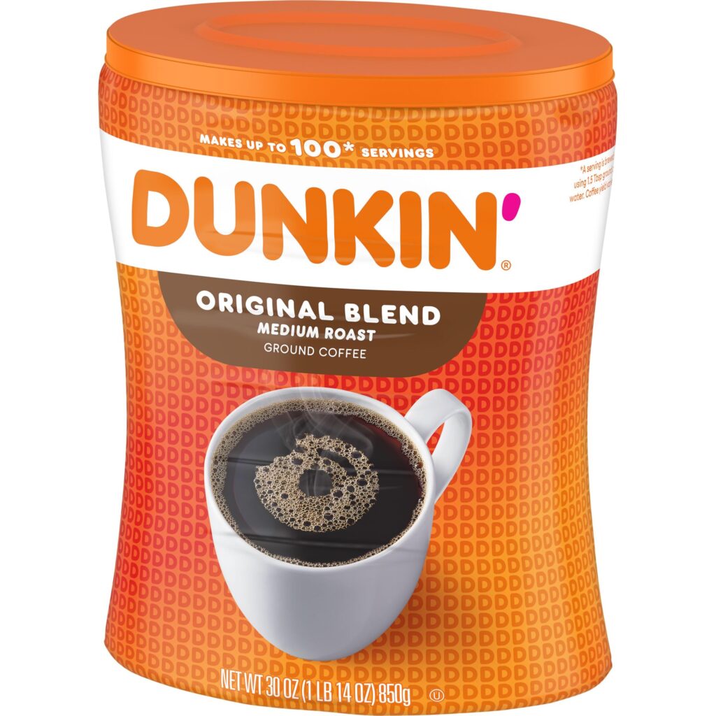 Dunkin' Original Blend Ground Coffee – Medium Roast, 30 oz