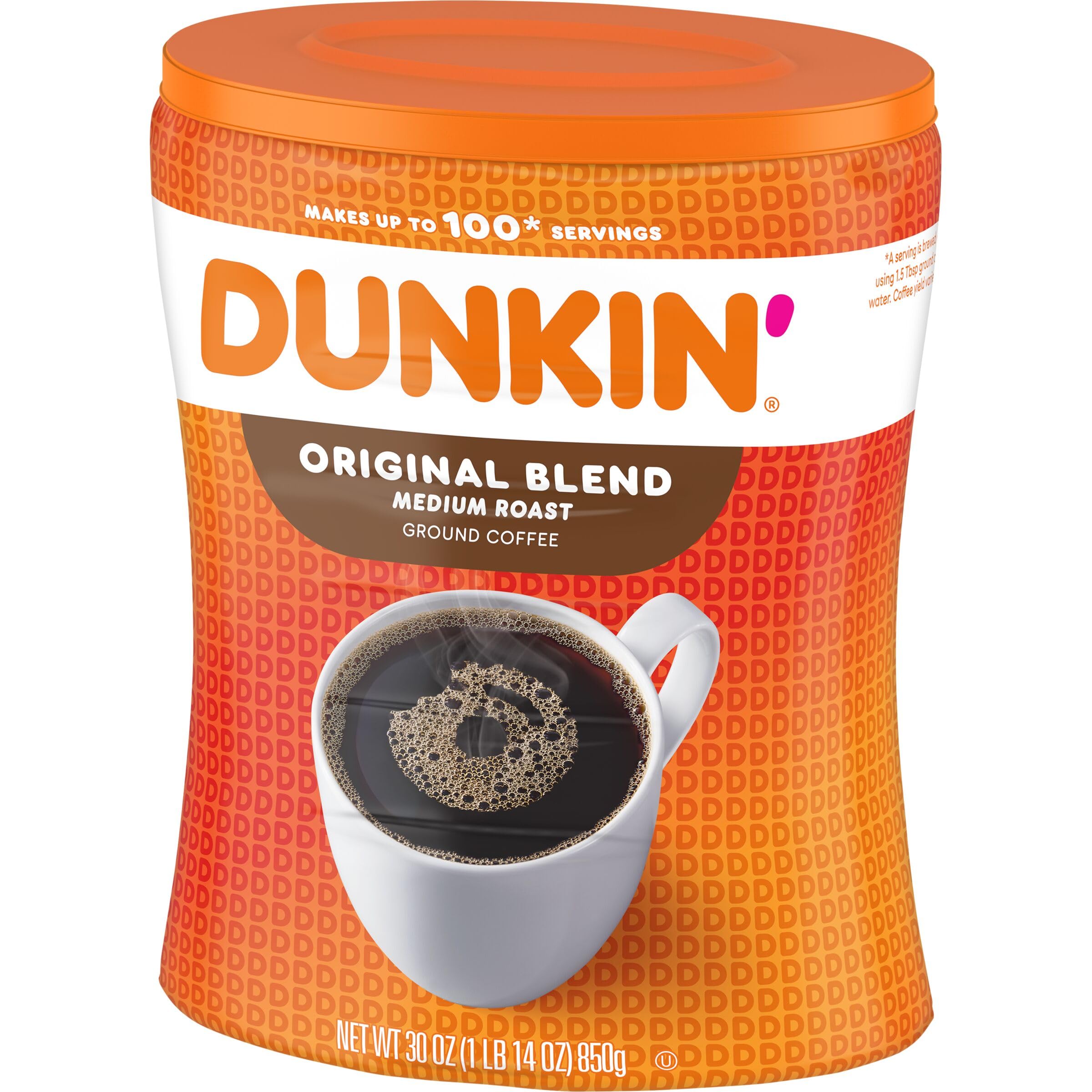 Dunkin' Original Blend Ground Coffee – Medium Roast, 30 oz - Image 1