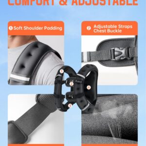 Renoj Weighted Vest for Men & Women – Fitness Training Vest for Walking, Running & Workouts - Image 2