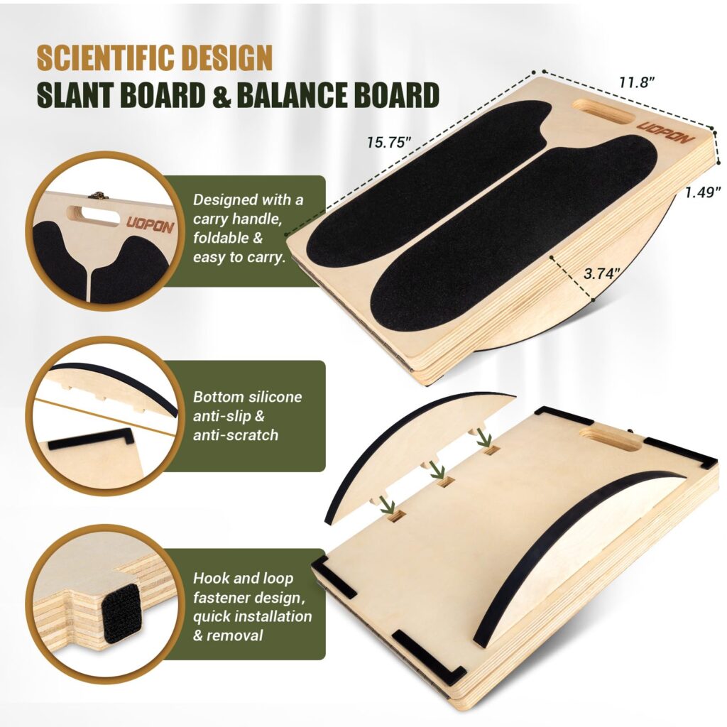 Portable Adjustable Leg Stretcher – Flexibility Training Device with Comfortable Handles