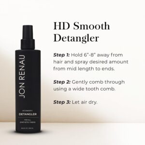 Jon Renau HD Smooth Detangler – Conditioning Spray for Synthetic Wigs & Hair Extensions, 8.5 oz - Image 5