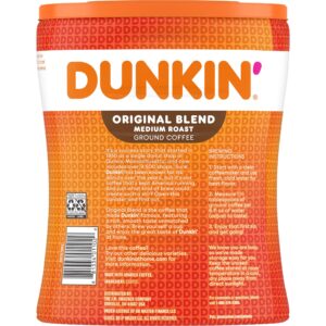 Dunkin' Original Blend Ground Coffee – Medium Roast, 30 oz - Image 6