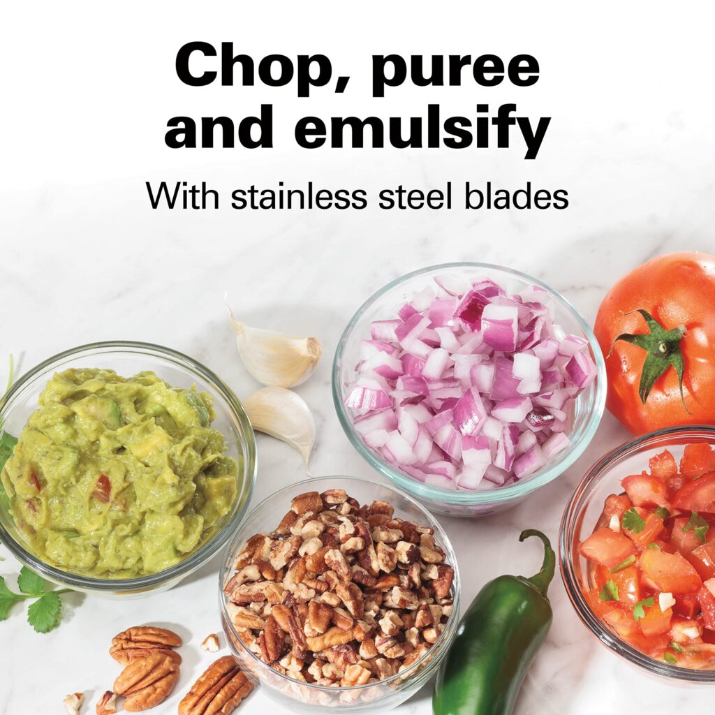 Hamilton Beach 3-Cup Electric Food Chopper – 350W Mini Food Processor