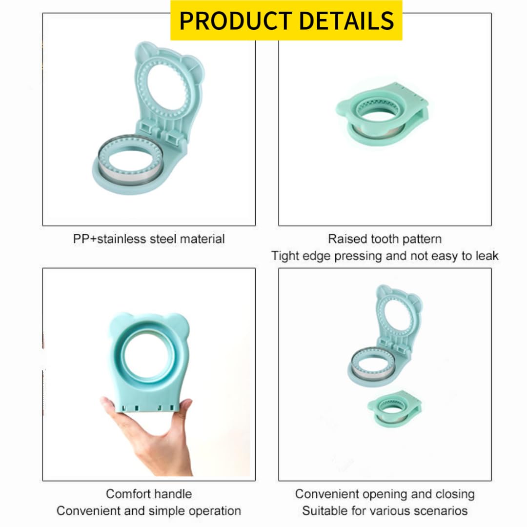 CHICHAUS 3.7-Inch Sandwich Cutter & Sealer – Uncrustable Sandwich Maker - Image 5