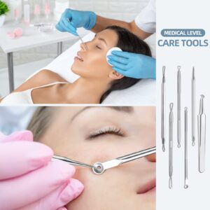 JPNK 6-Piece Blackhead & Comedone Extractor Kit with Storage Case - Image 2