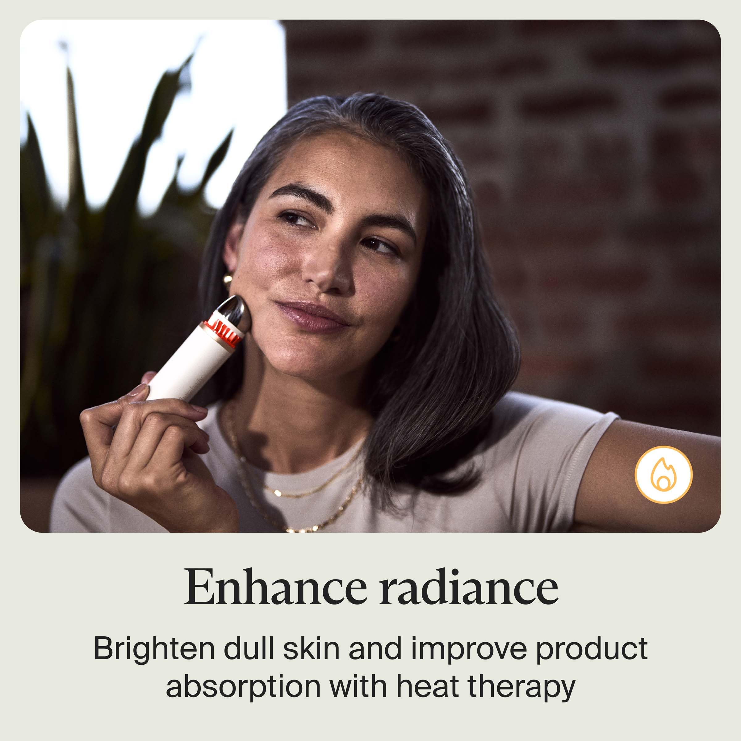 Therabody TheraFace Depuffing Wand – Hot & Cold Facial Skincare Treatment - Image 3