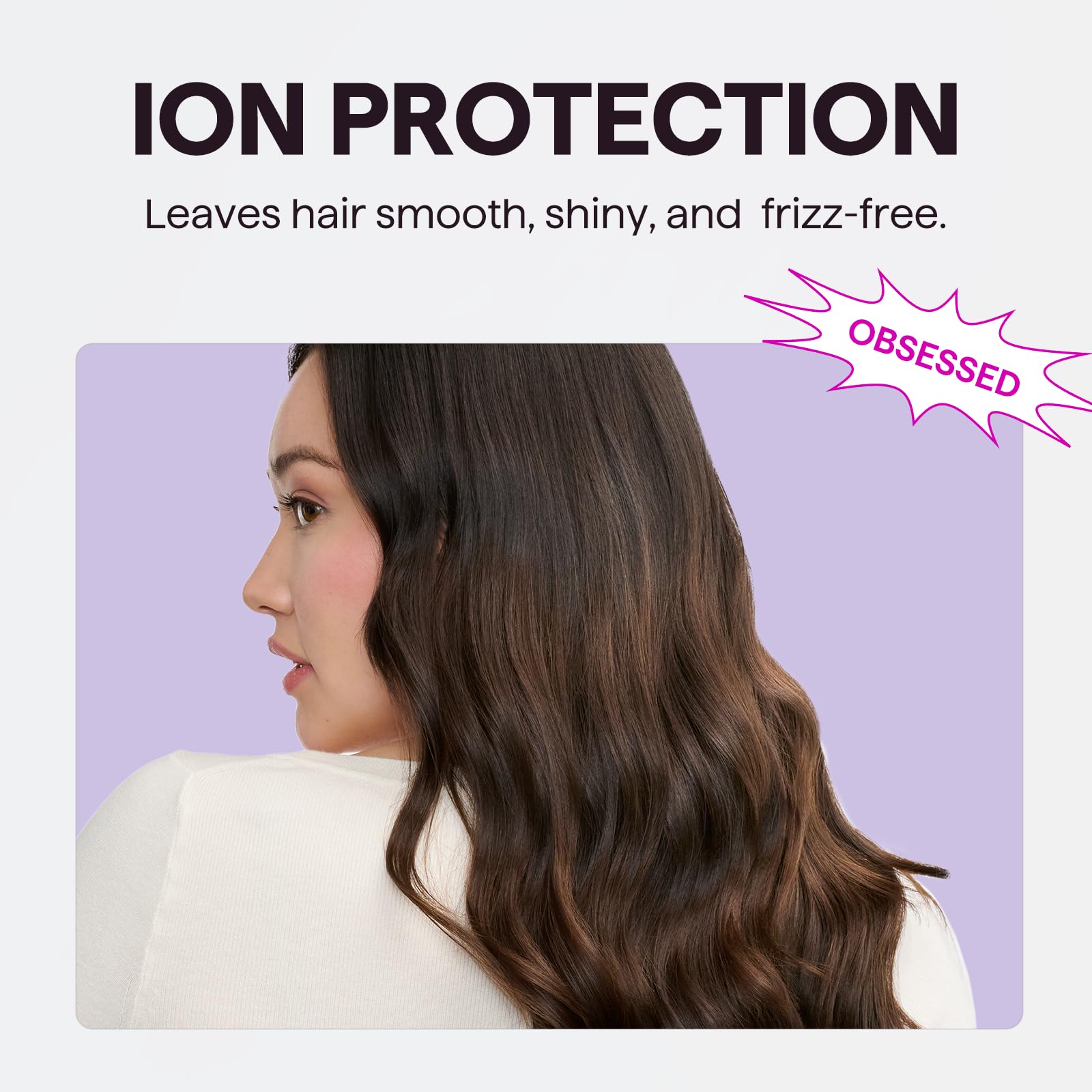 Wavytalk 1875W Ionic Hair Dryer with Ceramic Technology & 3 Styling Attachments - Image 5