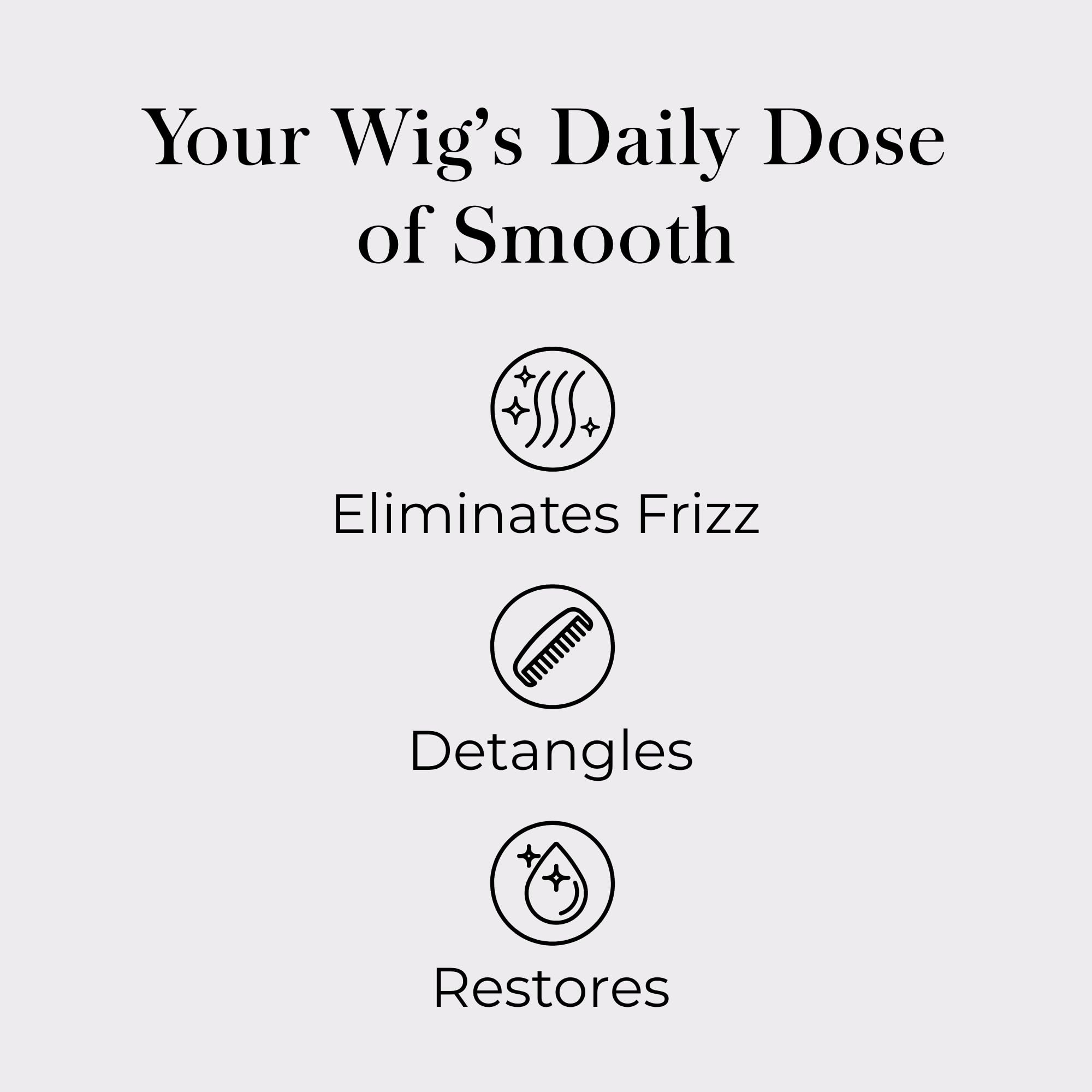 Jon Renau HD Smooth Detangler – Conditioning Spray for Synthetic Wigs & Hair Extensions, 8.5 oz - Image 2