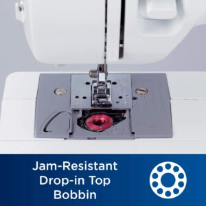 Brother XM2701 Lightweight Full-Featured Sewing Machine – 27 Stitches, 6 Sewing Feet & 1-Step Buttonhole - Image 2