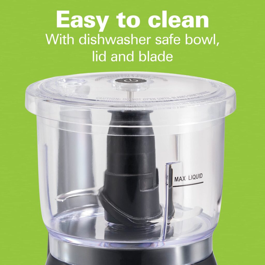 Hamilton Beach 3-Cup Electric Food Chopper – 350W Mini Food Processor