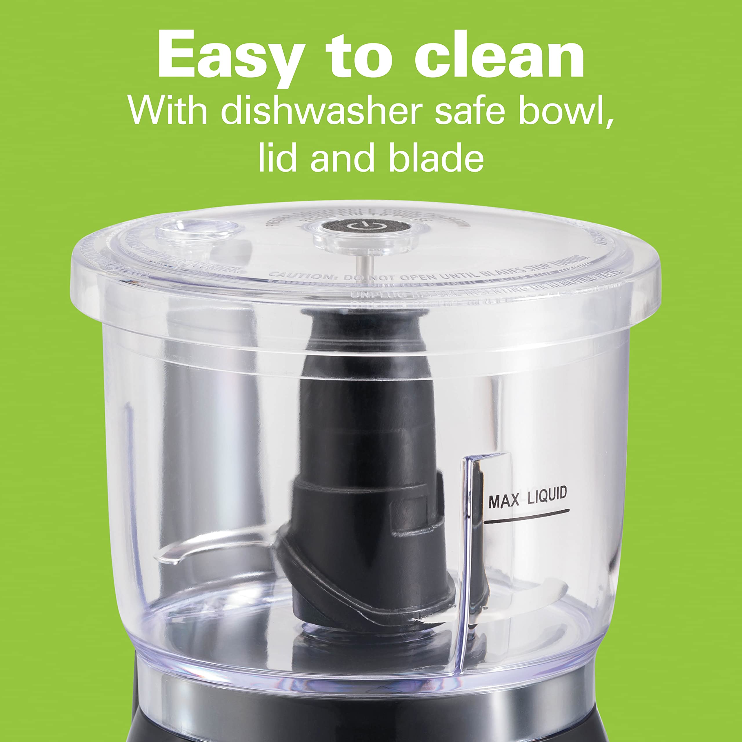 Hamilton Beach 3-Cup Electric Food Chopper – 350W Mini Food Processor - Image 2