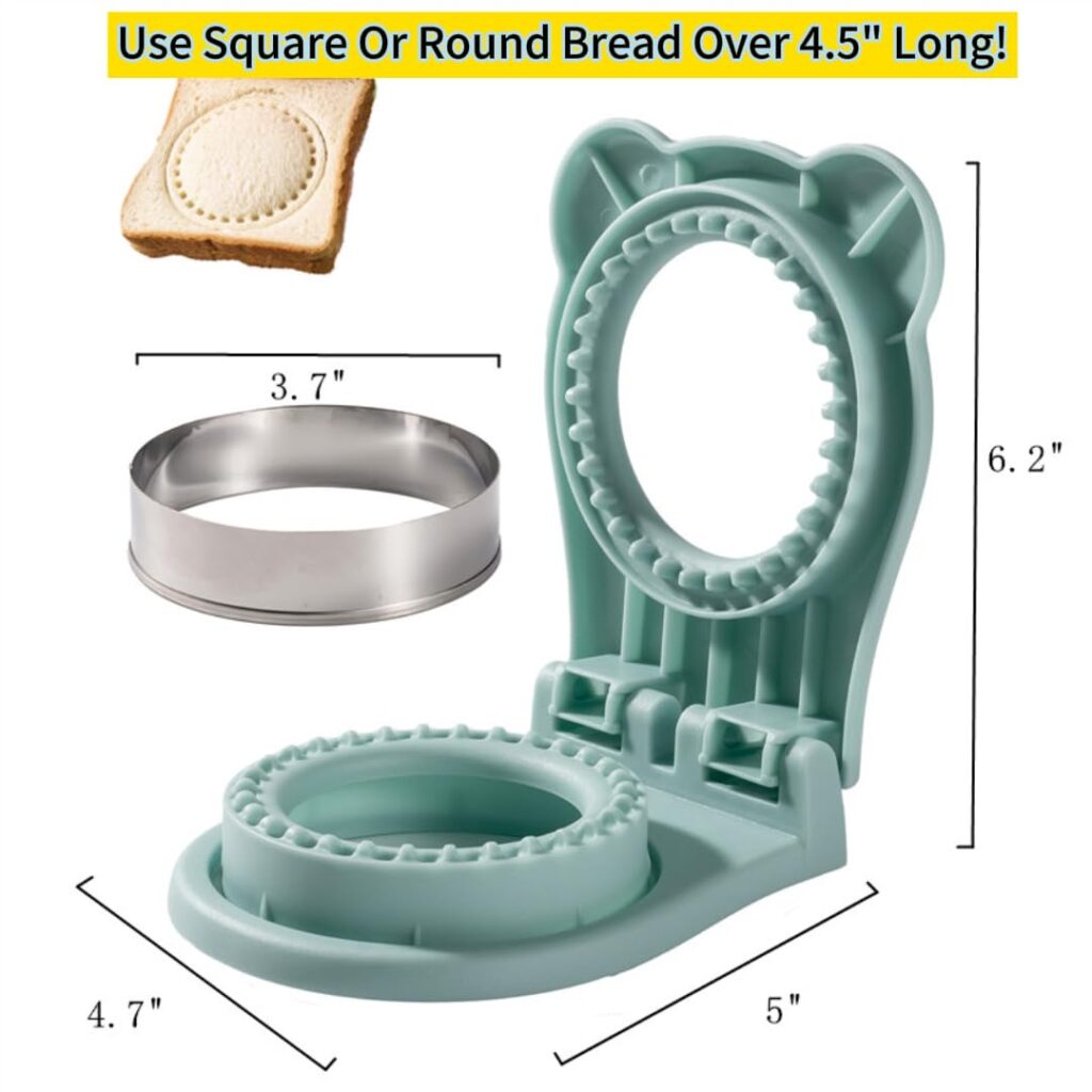 CHICHAUS 3.7-Inch Sandwich Cutter & Sealer – Uncrustable Sandwich Maker