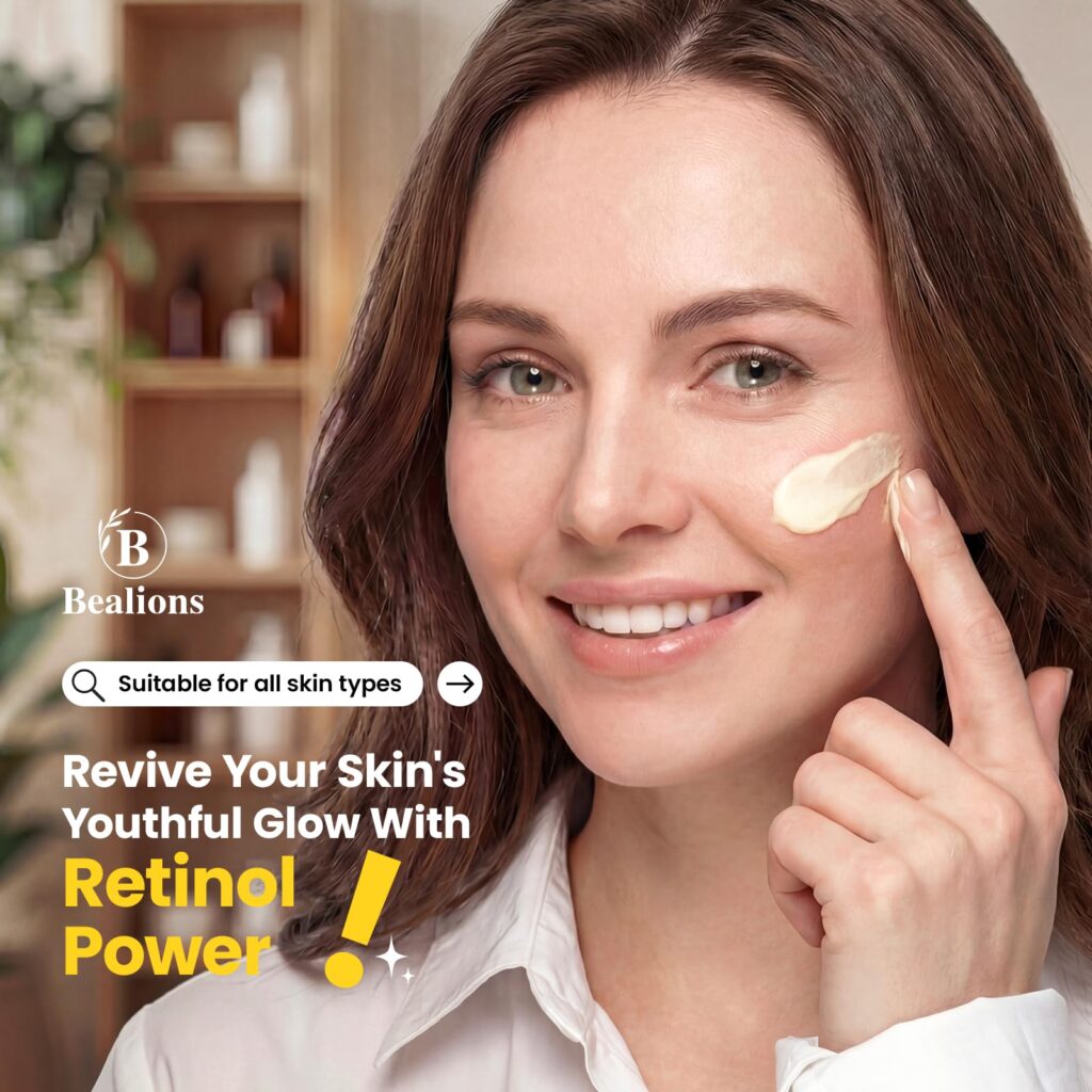 Retinol Face Cream with Collagen & Hyaluronic Acid – Anti-Aging Moisturizer