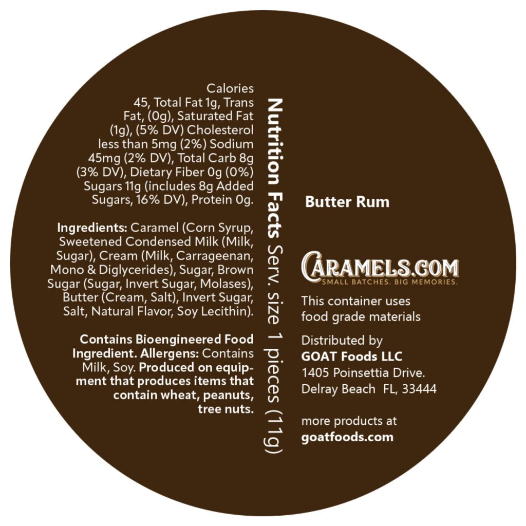 Caramels.com Gourmet Caramel Candy Variety Pack – Soft & Chewy Assorted Caramels, 16 oz
