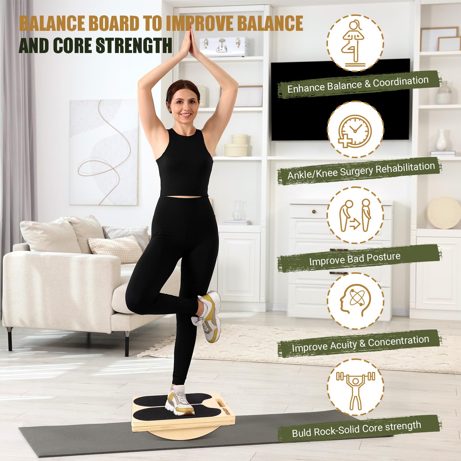Portable Adjustable Leg Stretcher – Flexibility Training Device with Comfortable Handles - Image 4