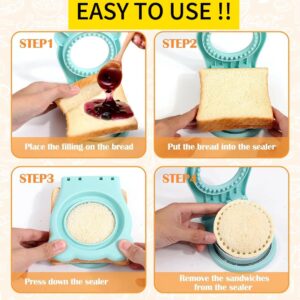 CHICHAUS 3.7-Inch Sandwich Cutter & Sealer – Uncrustable Sandwich Maker - Image 4