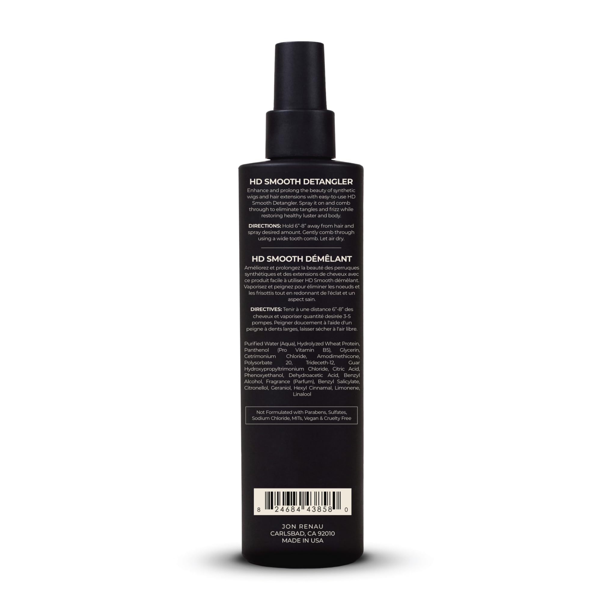 Jon Renau HD Smooth Detangler – Conditioning Spray for Synthetic Wigs & Hair Extensions, 8.5 oz - Image 4