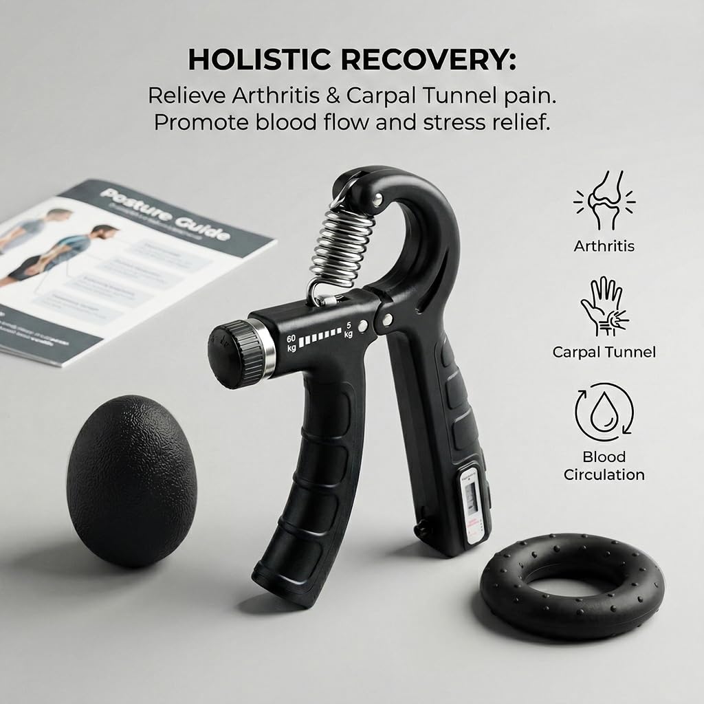 Medetayi Forearm Strength Trainer – Adjustable Wrist & Grip Exerciser for Hand, Wrist and Forearm Workouts
