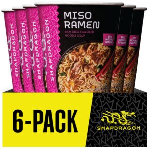 Snapdragon Authentic Asian Noodles Variety Pack – 6 Delicious Flavors, Quick & Easy Meals